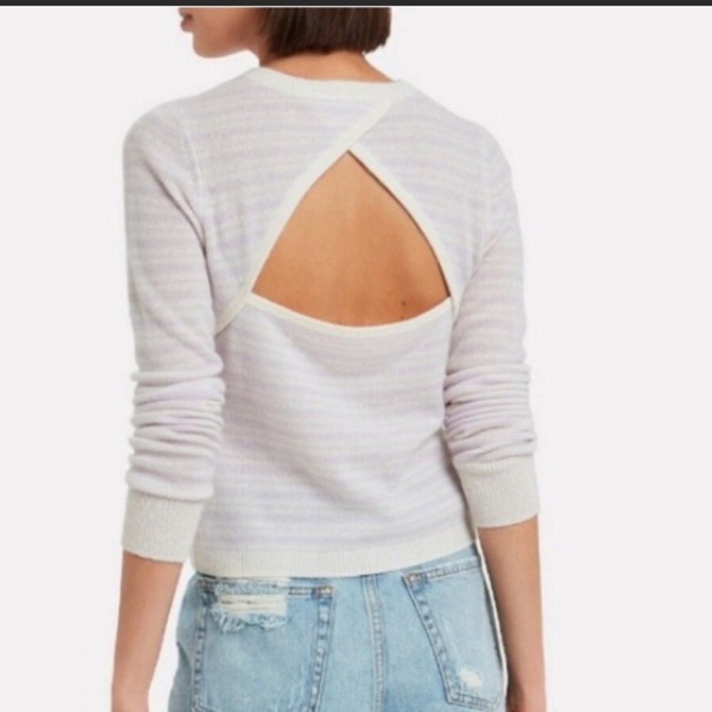 Intermix Open Back Sweater